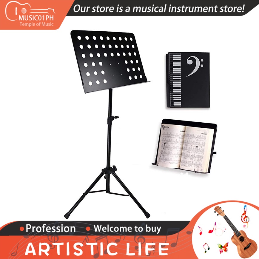 Music Sheet Stand Lyrics Stand Heavy Duty Music Accessories Adjustable