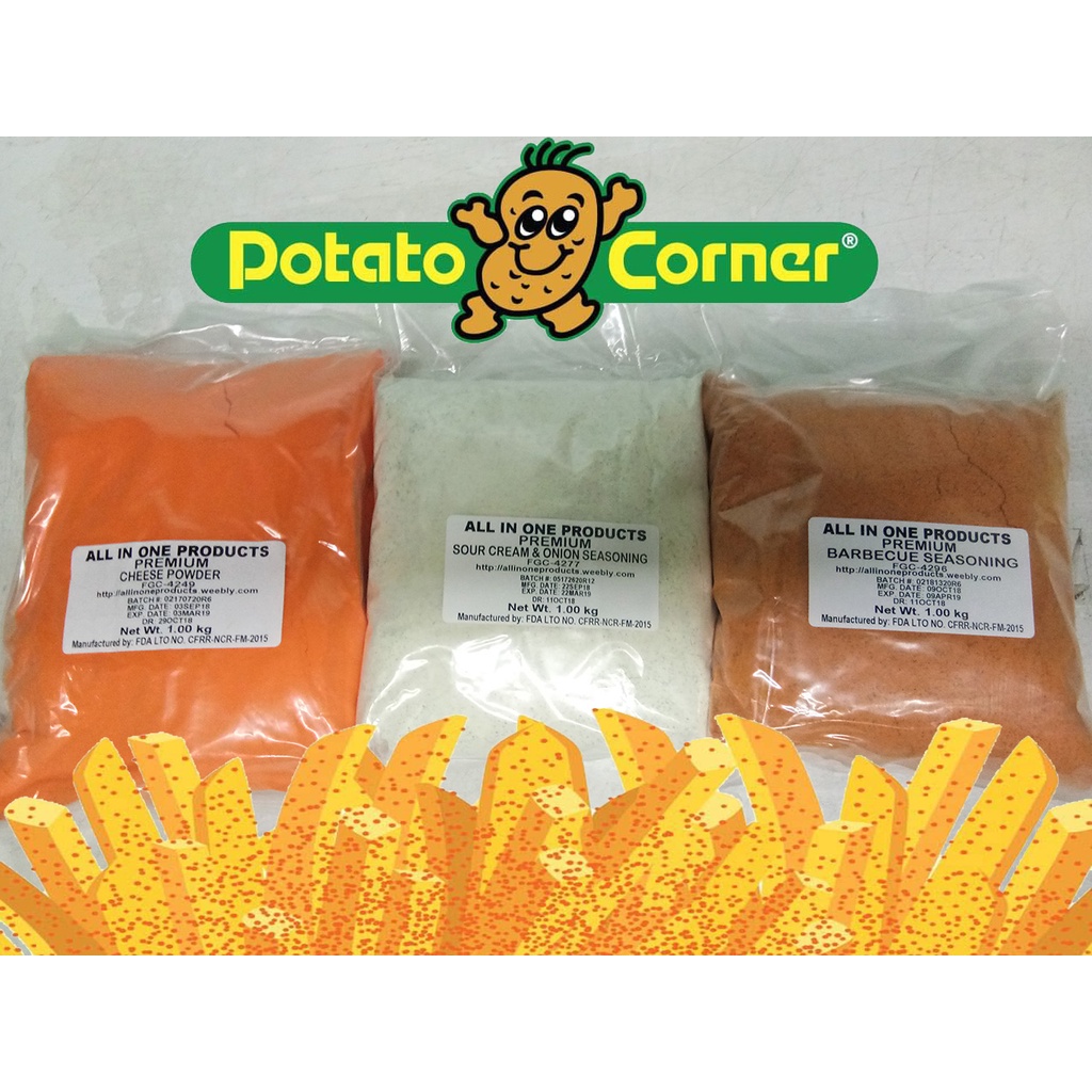 1kg 100 Authentic Potato Corner Powder Flavoring French Fries Powder