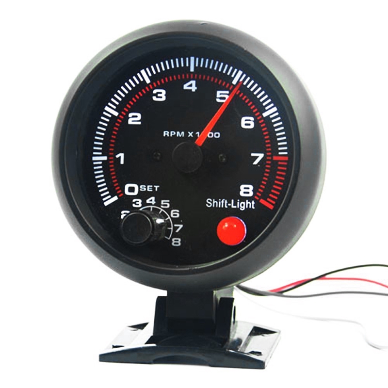 ^3^ 95MM 12V Automotive Tachometer Gauge 8000rpm Range Shopee Philippines