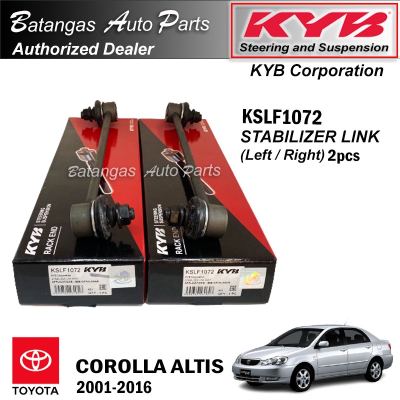 KYB STABILIZER LINK TOYOTA COROLLA ALTIS 20022016 2PCS Shopee