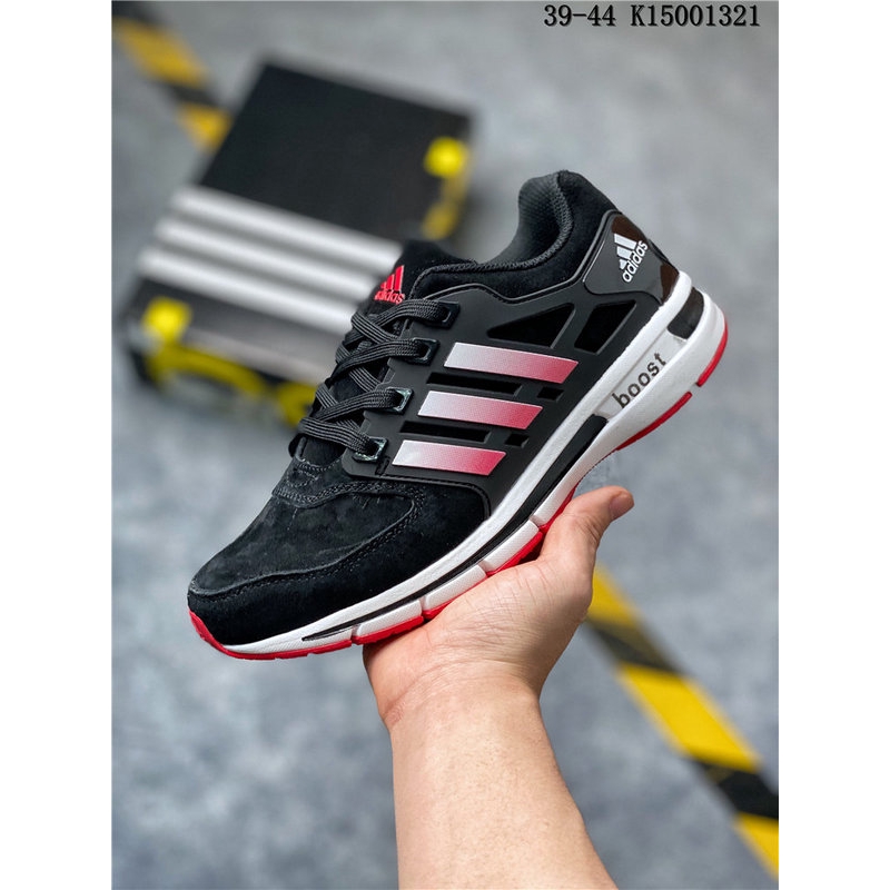 Original] Adidas Questar Boost Quality Leather Sneakers Black Red Casual  Shoes Running Shoes | Shopee Philippines