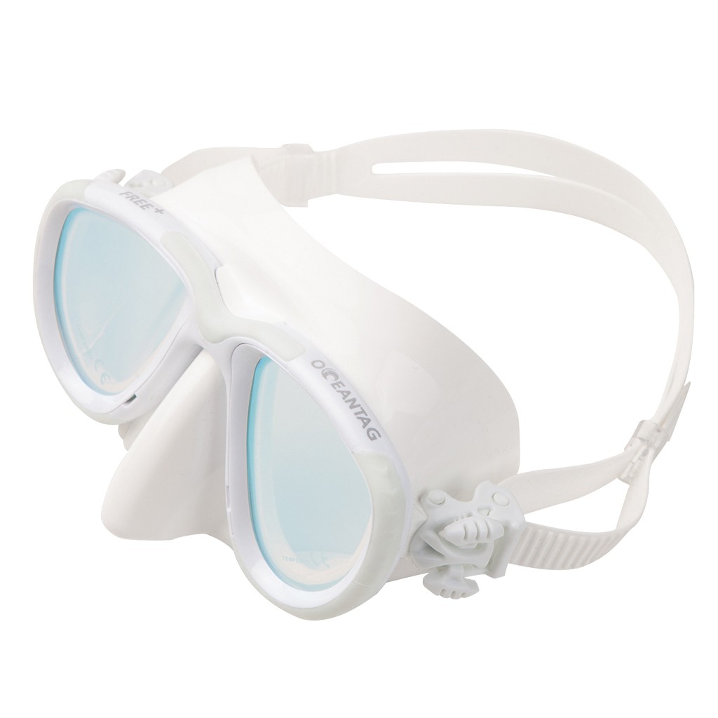 OCEANTAG FREE+ freediving goggle White Shopee Philippines