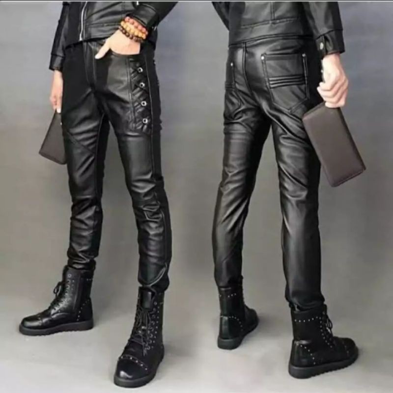 The Latest model semi Leather Pants, band Kids Pants, Stage Pants