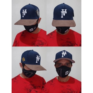 KTH KilllTheHype Customize MLB LA Dodgers Cords Snapback Cap (Navy Brown) #1