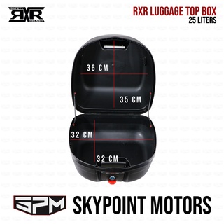 Motorcycle Compartment Box RXR Luggage Container Top Tail Trunk 25 ...