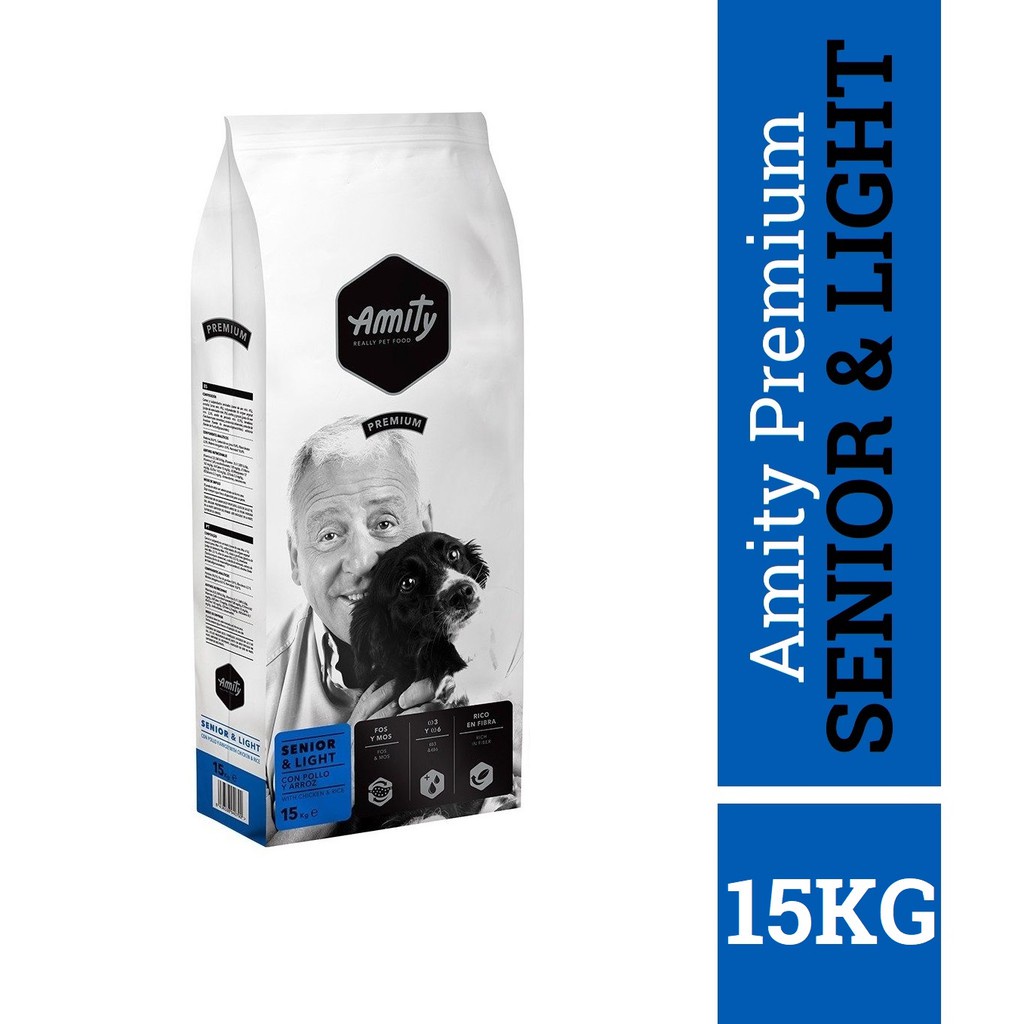AMITY Senior & Light Dog Food 15kg Shopee Philippines