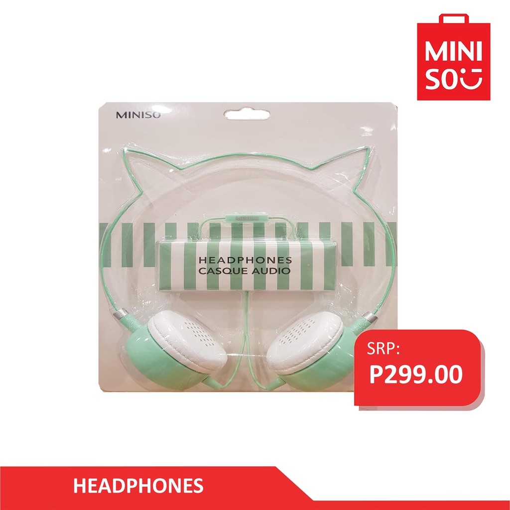Miniso Headphone Cat Style Shopee Philippines