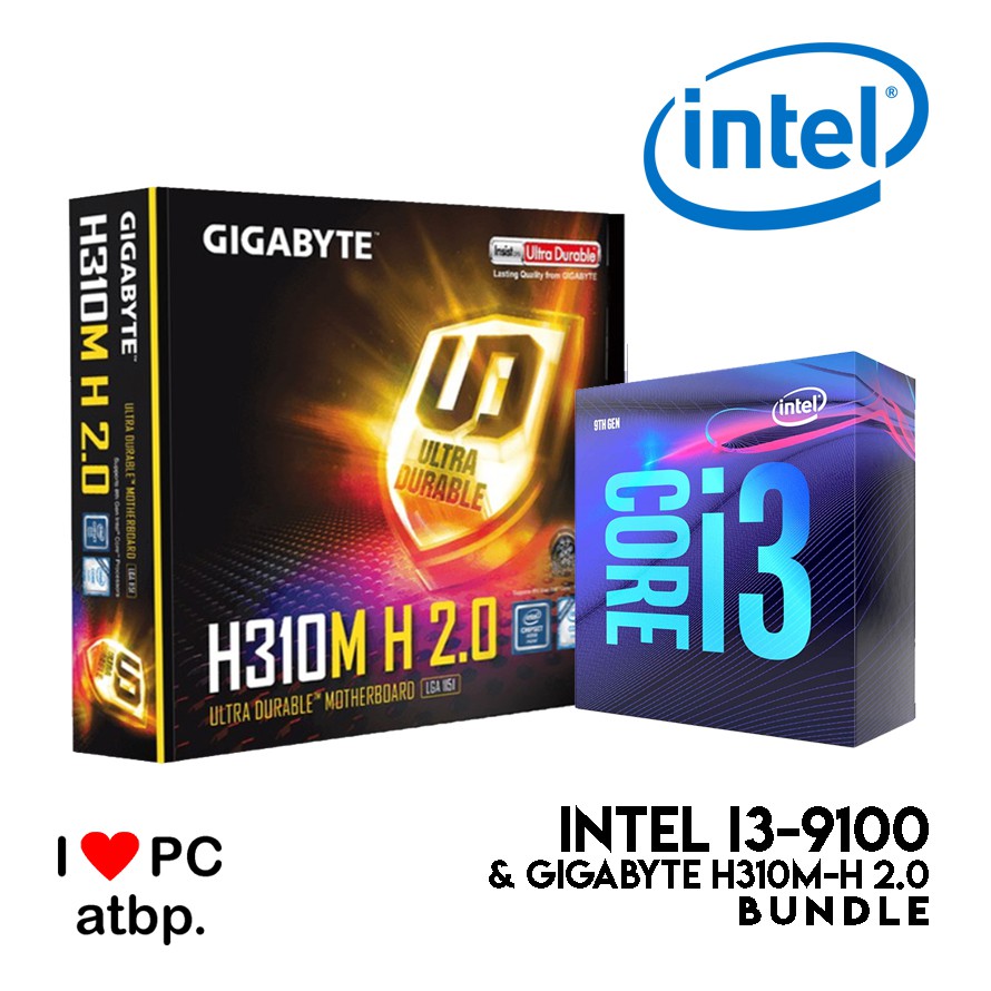 intel-i3-9100-and-gigabyte-h310m-h-2-0-bundle-9th-gen-lga1151-ddr4
