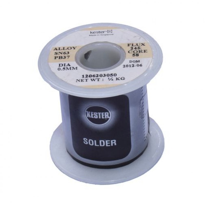Kester 0.5mm Diameter Soldering Lead Wire 63Sn/37Pb 250g Shopee