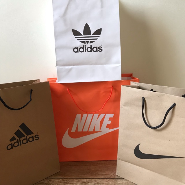 ADIDAS NIKE paper bag | Shopee Philippines