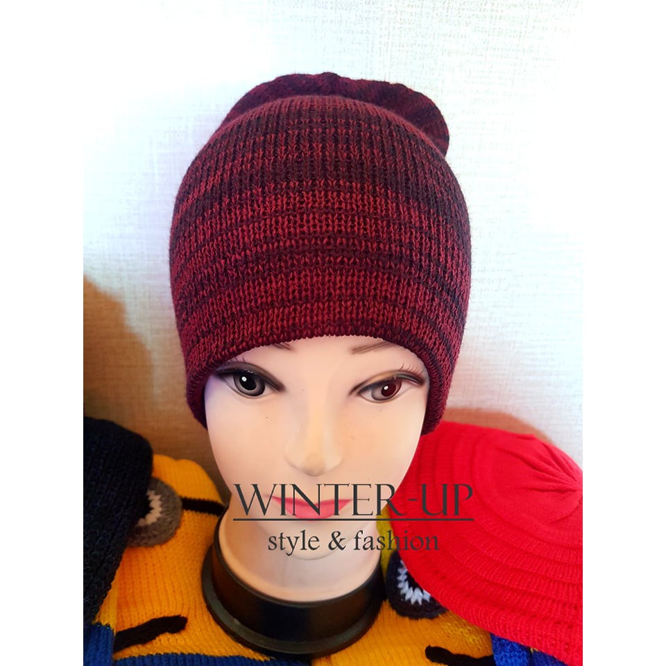 maroon beanie women