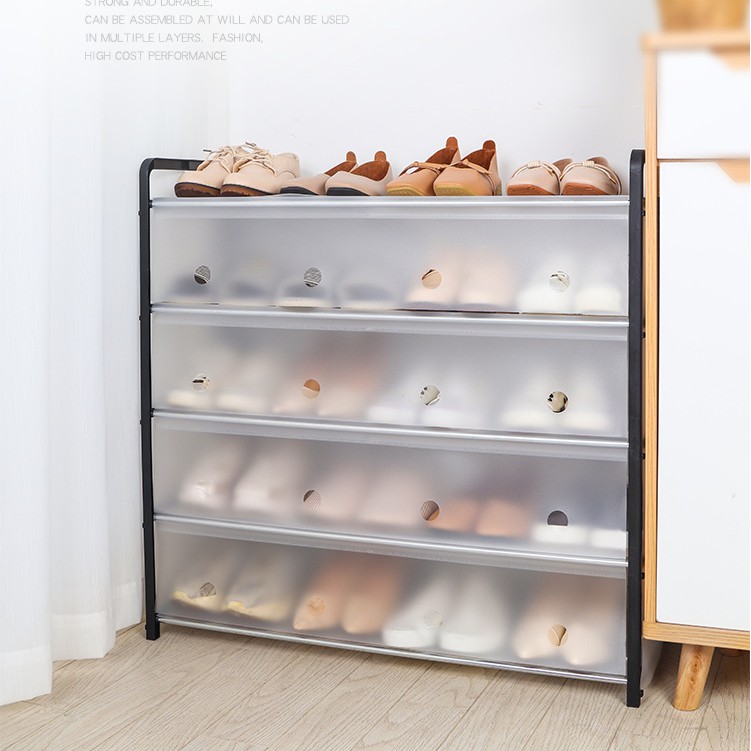 Ready Stock Portable Shoe Rack Organizer 20 Pair Tower Shelf Storage Cabinet Stand Expandable For Heels Slippers 5 Tier Black Shopee Philippines