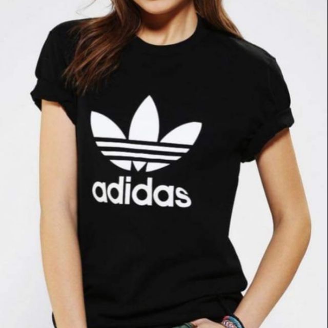 womens black adidas tshirt