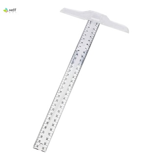 30Cm 12“ Plastic MetricT Square Double Side Ruler Measurement Measuring Tool