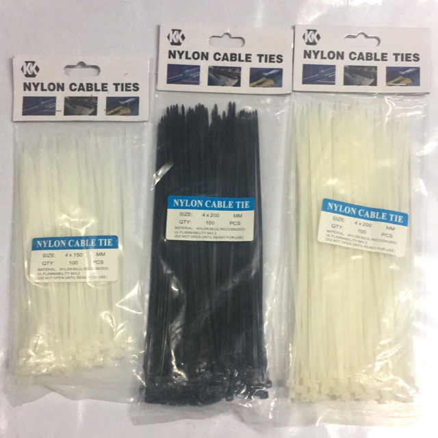 cable tie sizes