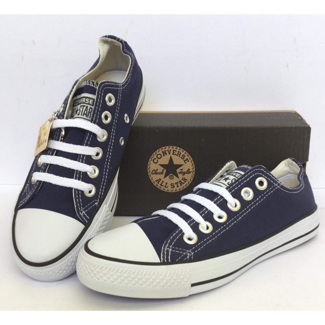 womens navy converse shoes