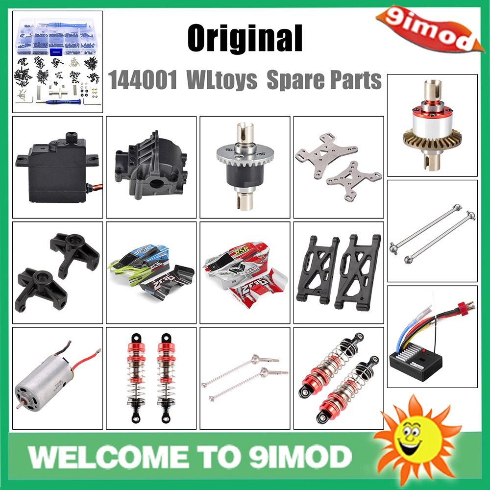 WLtoys 144001 1/14 RC Car Spare Parts Car Servo Receiver Motor/Swing