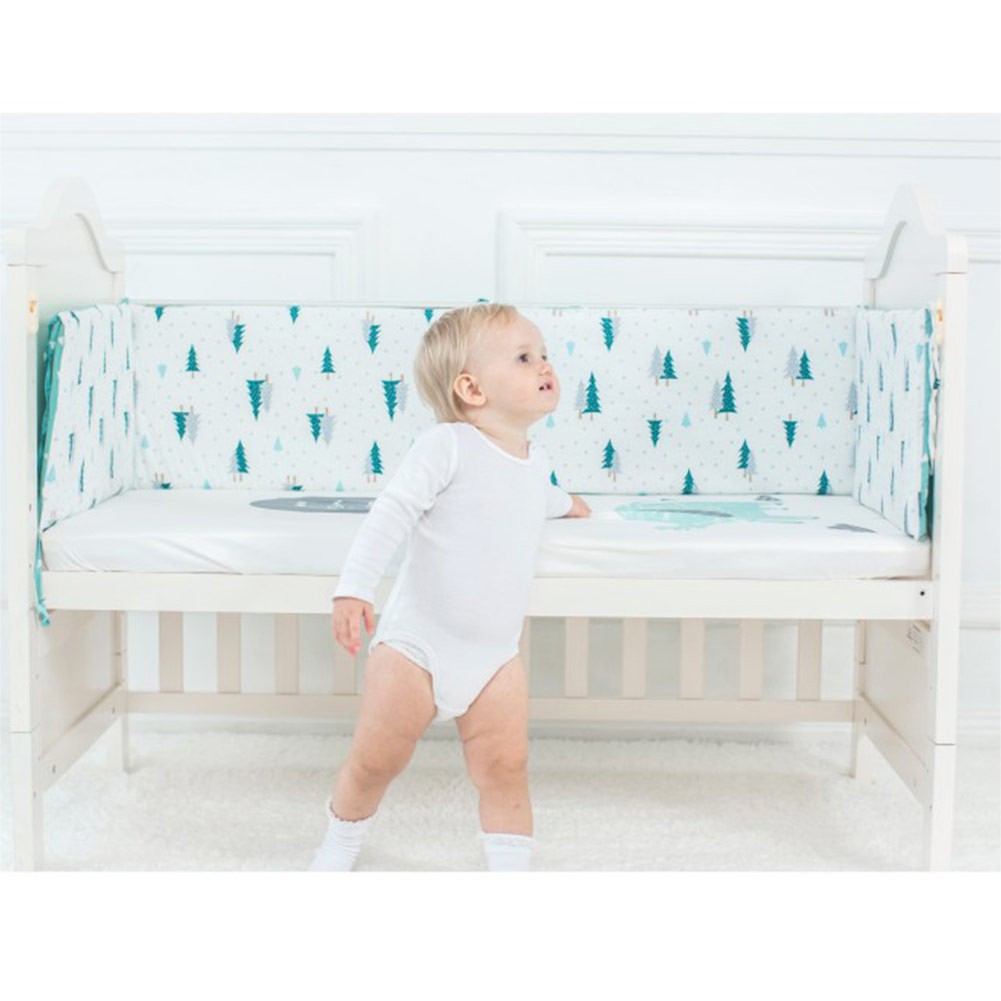 Baby Breathable Crib Bumper Pads For Standard Cribs Shopee