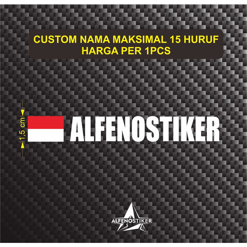 Custom Cutting Sticker Name Flag Car Glass Stickers Shopee Philippines