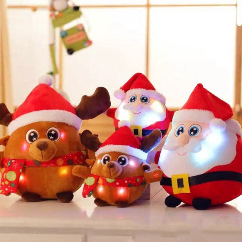 plush santa claus doll