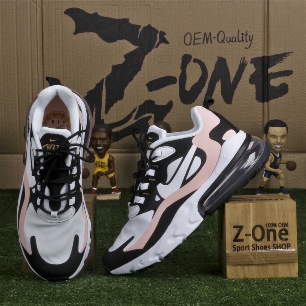 air max 270 black white pink