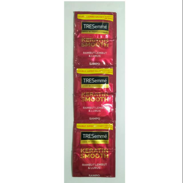 tresemme keratin smooth shampoo pouch price