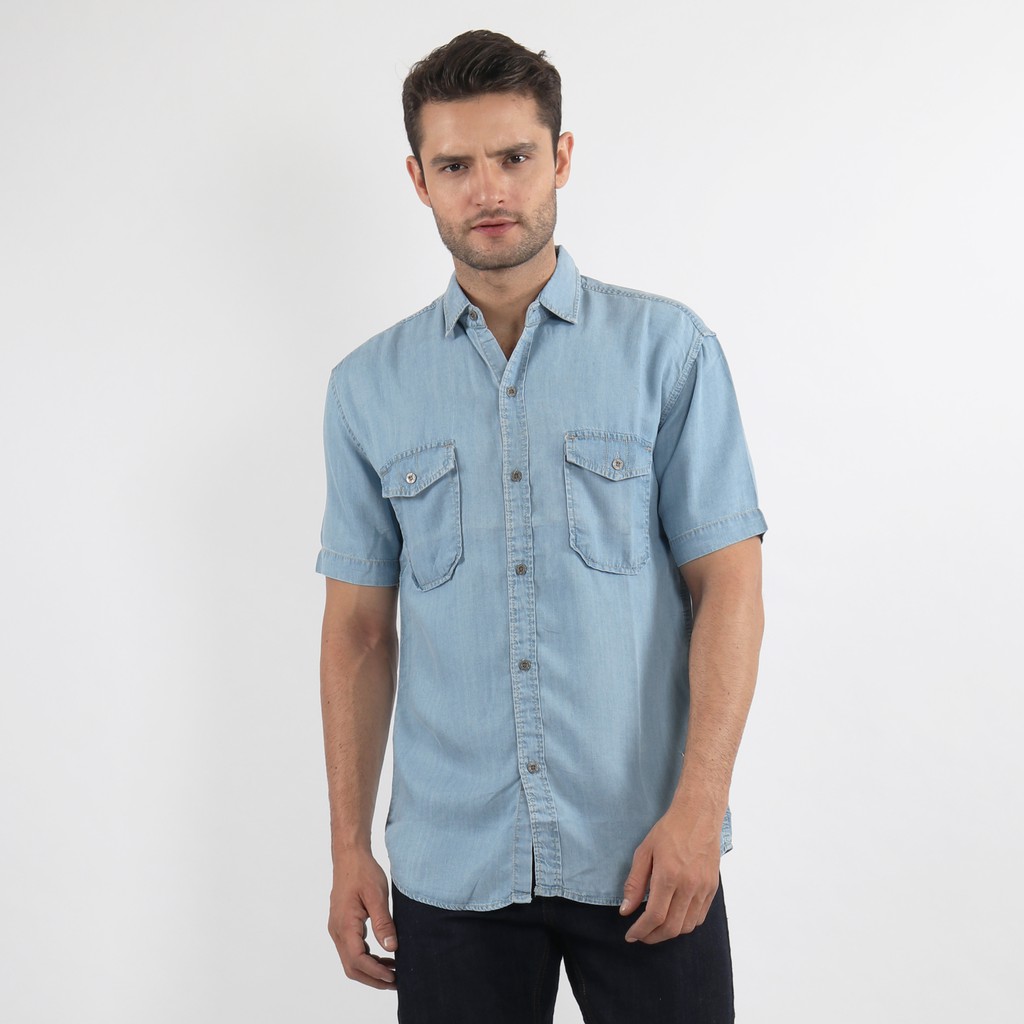 edwin denim shirt