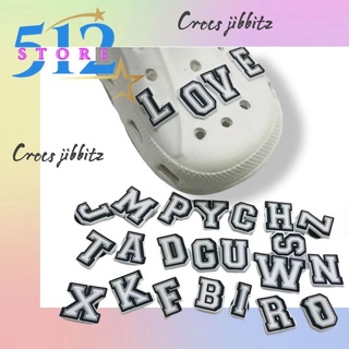512 Charms Character - Crocs jibbitz designer Alphabet Letters