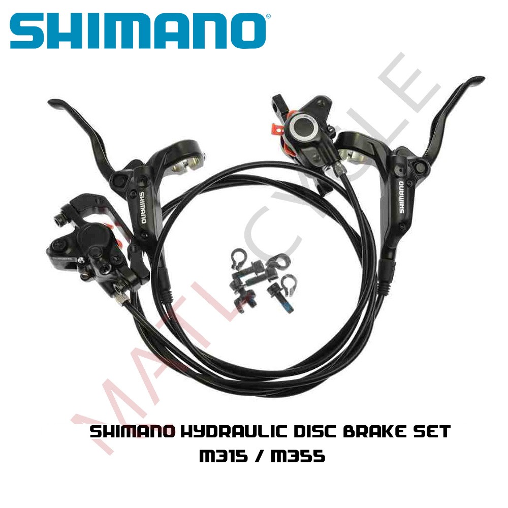 shimano m315 hydraulic disc brakes review