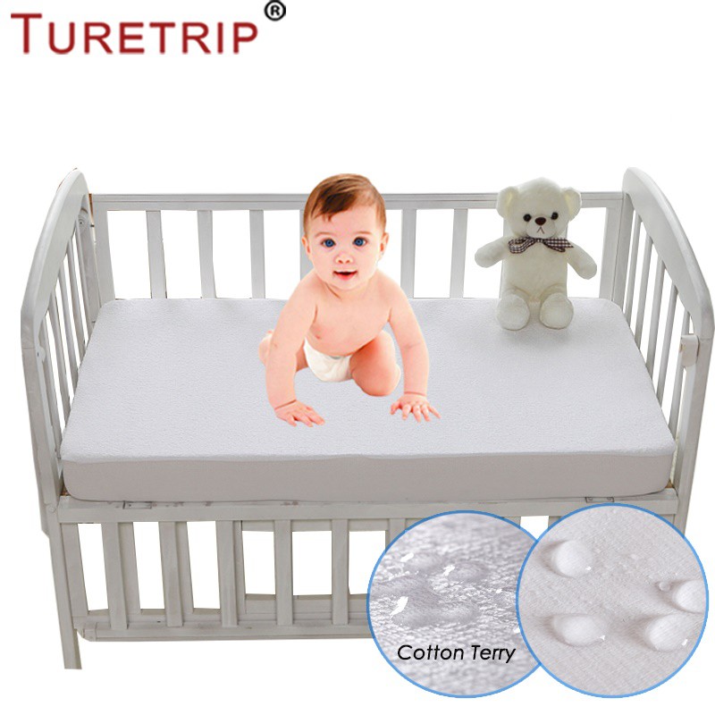 Ready Stock Baby Mattress Protector Cotton Terry Waterproof Crib