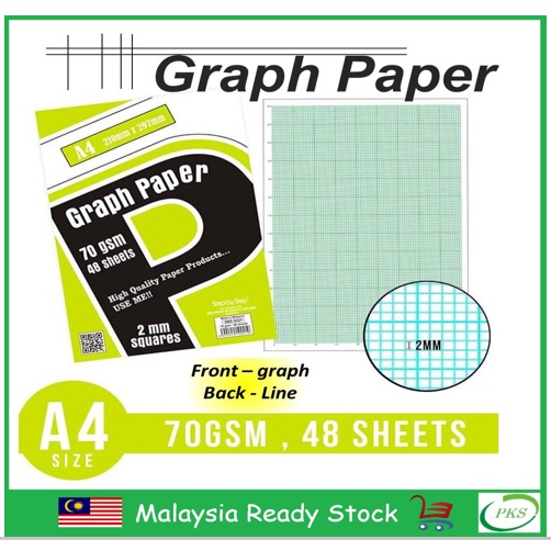SBS graph paper line A4 70g 48 sheets 2mm Shopee Philippines
