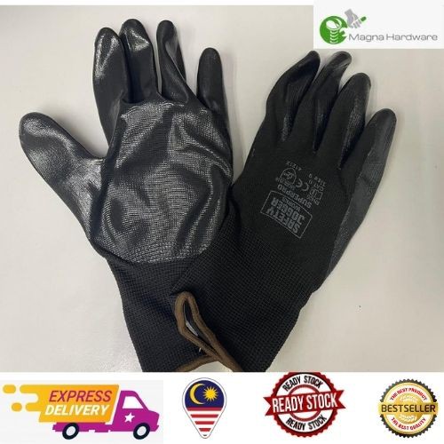 Safety Jogger Works Superpro PU Coated Hand Glove / PU-Leathered Gloves ...