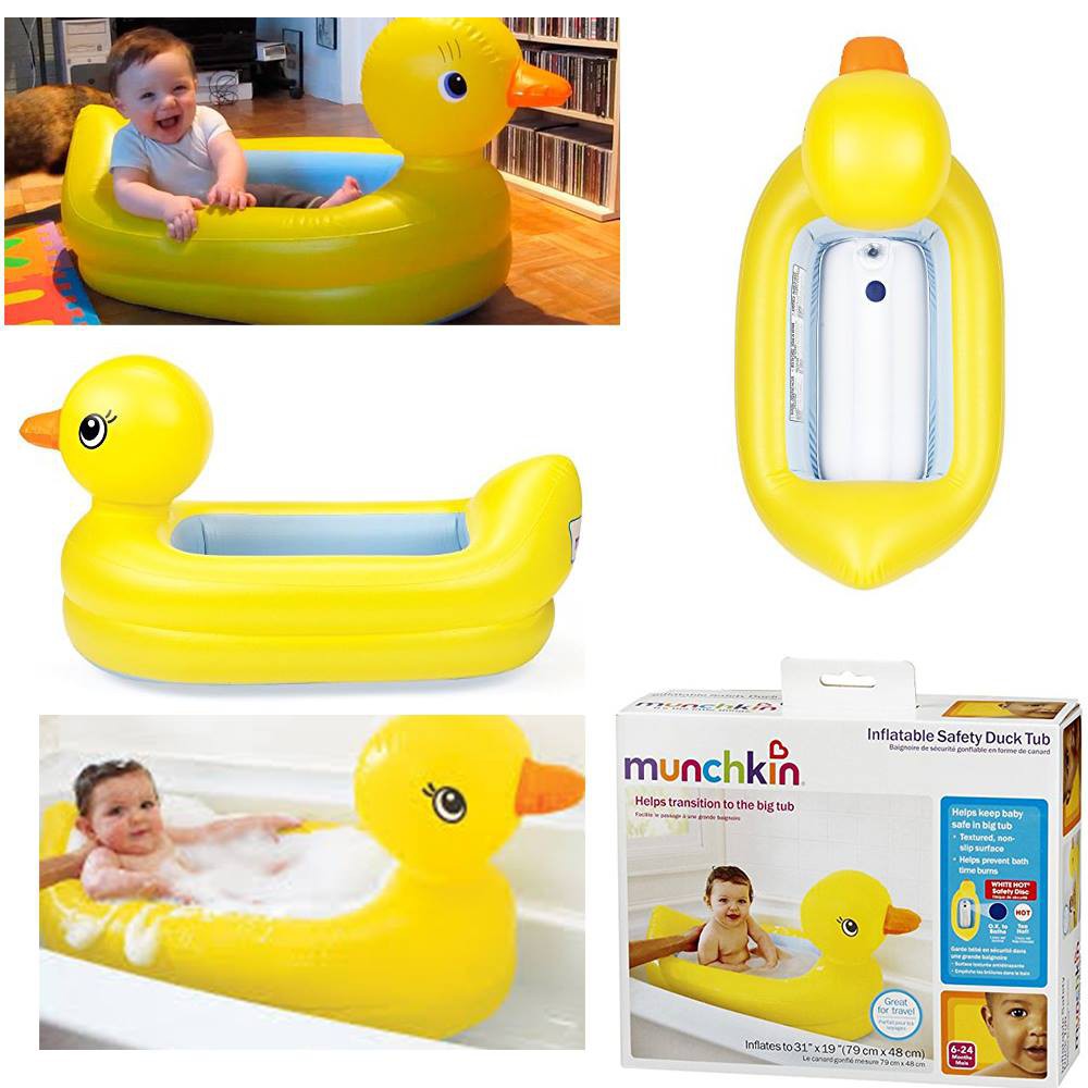 munchkin inflatable duck bath
