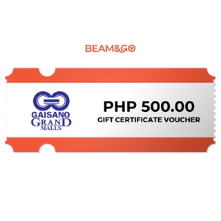 Gaisano Grand Mall P500 eGift (SMS eVoucher)