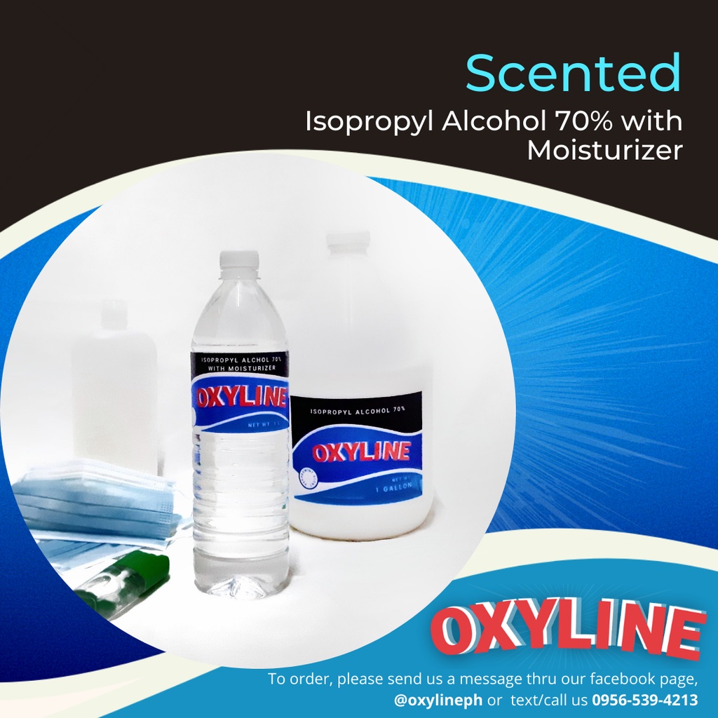 Oxyline Isopropyl Alcohol 70 with Moisturizer (1 Gallon) Shopee