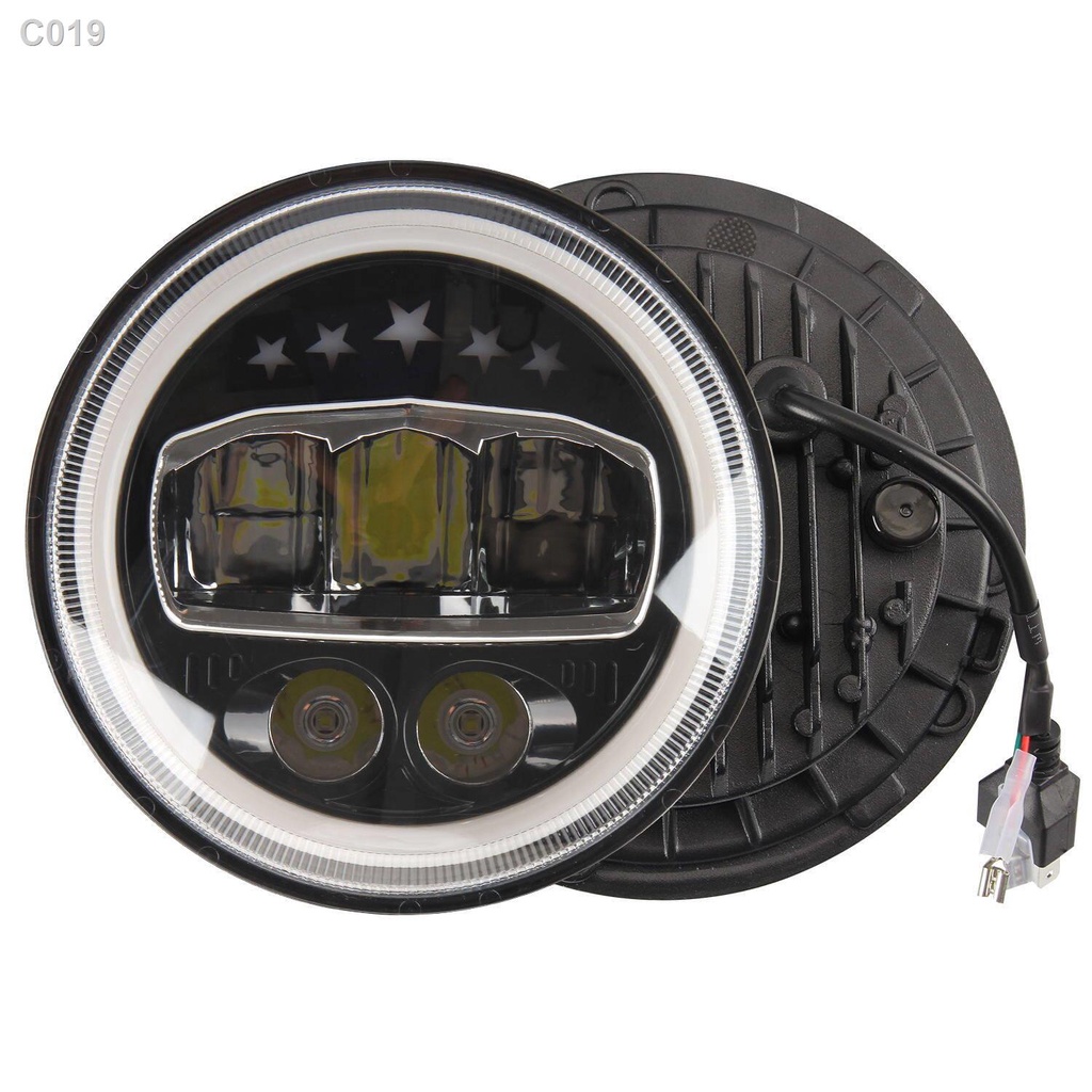 7 inch Running Lights 200W Car Led H4 Car Accessories Halo Angel Eyes Headlight for Harley-Davidson #1