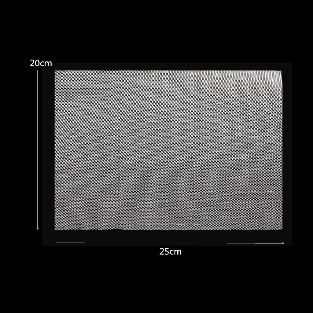 KUNSE 25x20cm Aluminium Modelling Wire Mesh Coarse Sheets Fine/Medium/Thick-2mm 