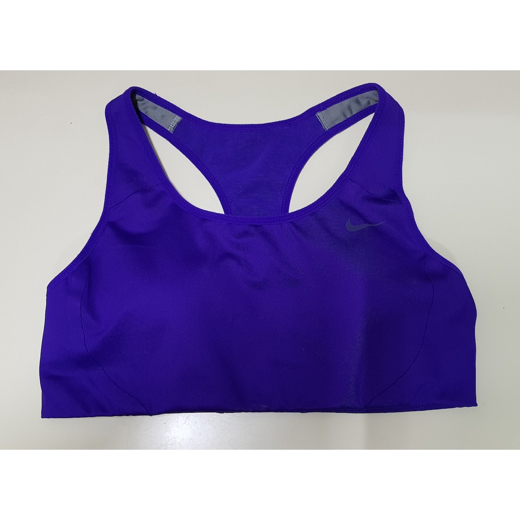 purple nike bra