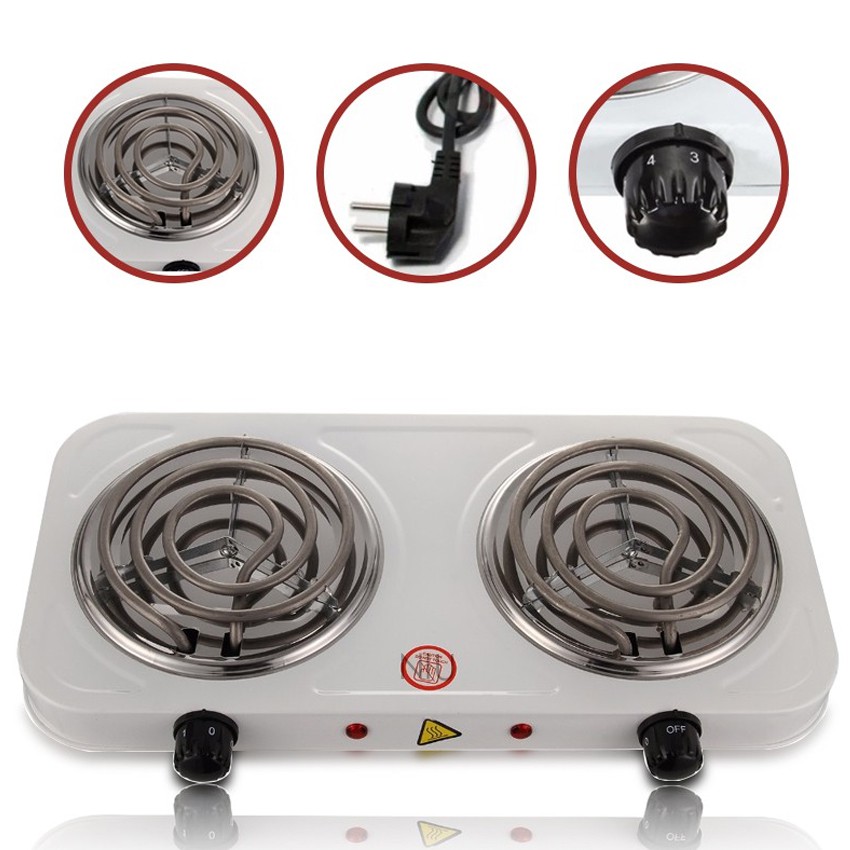 Portable Electric Stove Double Burner Hot Plate Shopee Philippines