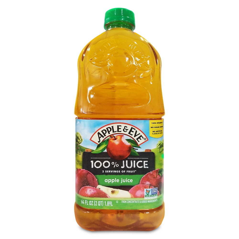 Apple & Eve 100 Apple Juice 64oz /1.89L (No Sugar Added) Shopee