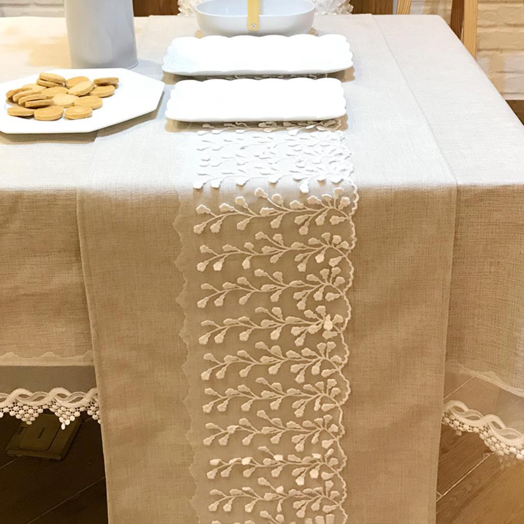 gray table runner