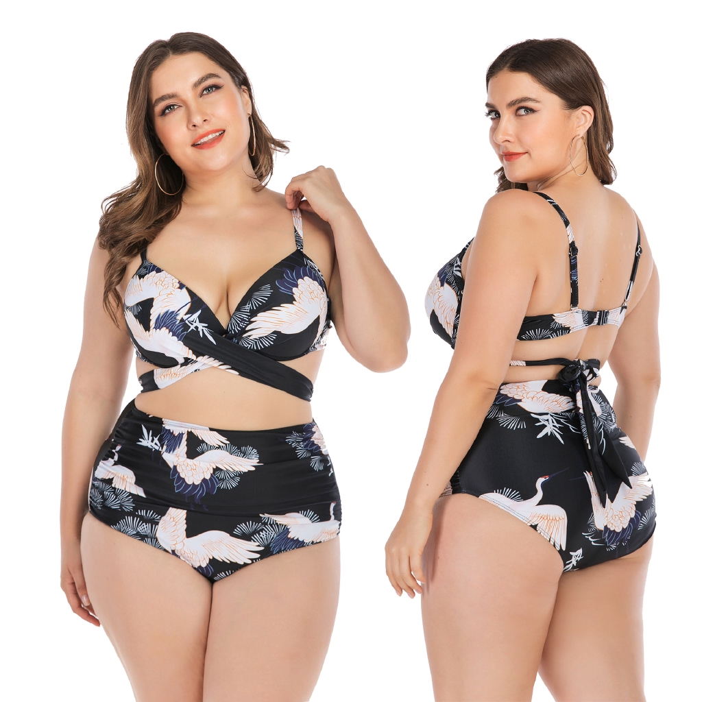 bikini high waist plus size