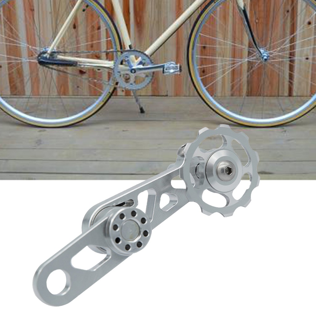 AT+Folding Bike Rear Derailleur Guide Wheel Chain Stabilizer Converter ...