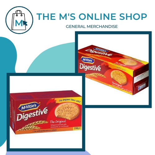 Mcvities Digestive The Original Wheatmeal Biscuits 250g Shopee Philippines