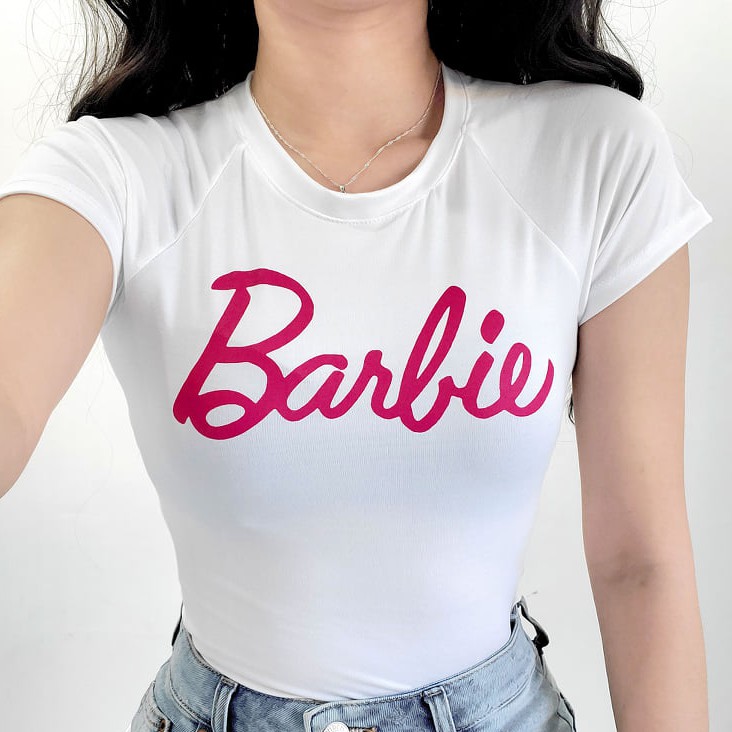womens barbie crop top