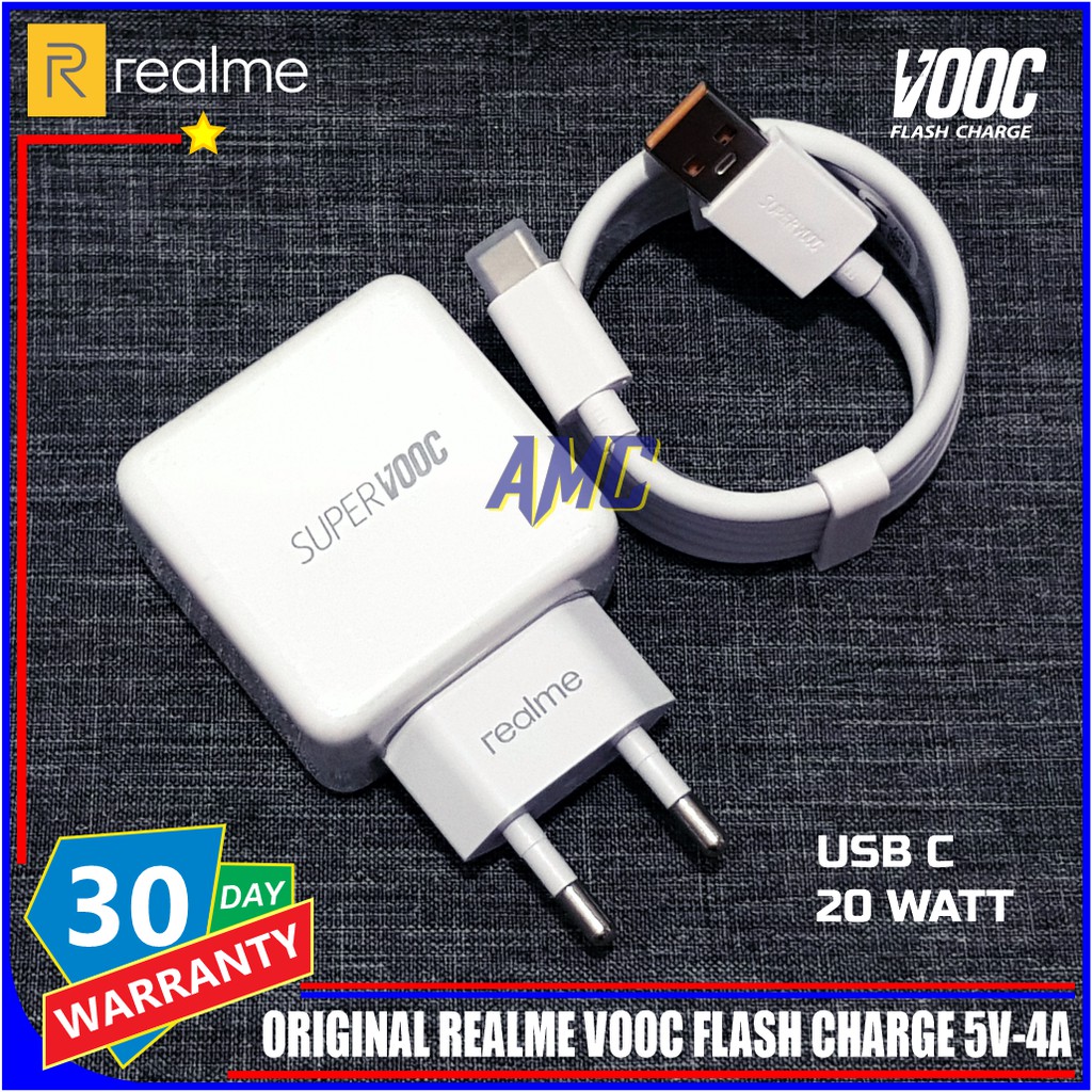 Charger Realme X Realme Xt Original 100 Vooc Flash Charge Watt Usb C Shopee Philippines