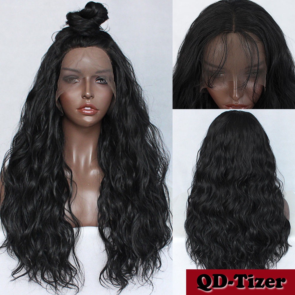 synthetic lace wig with baby hair