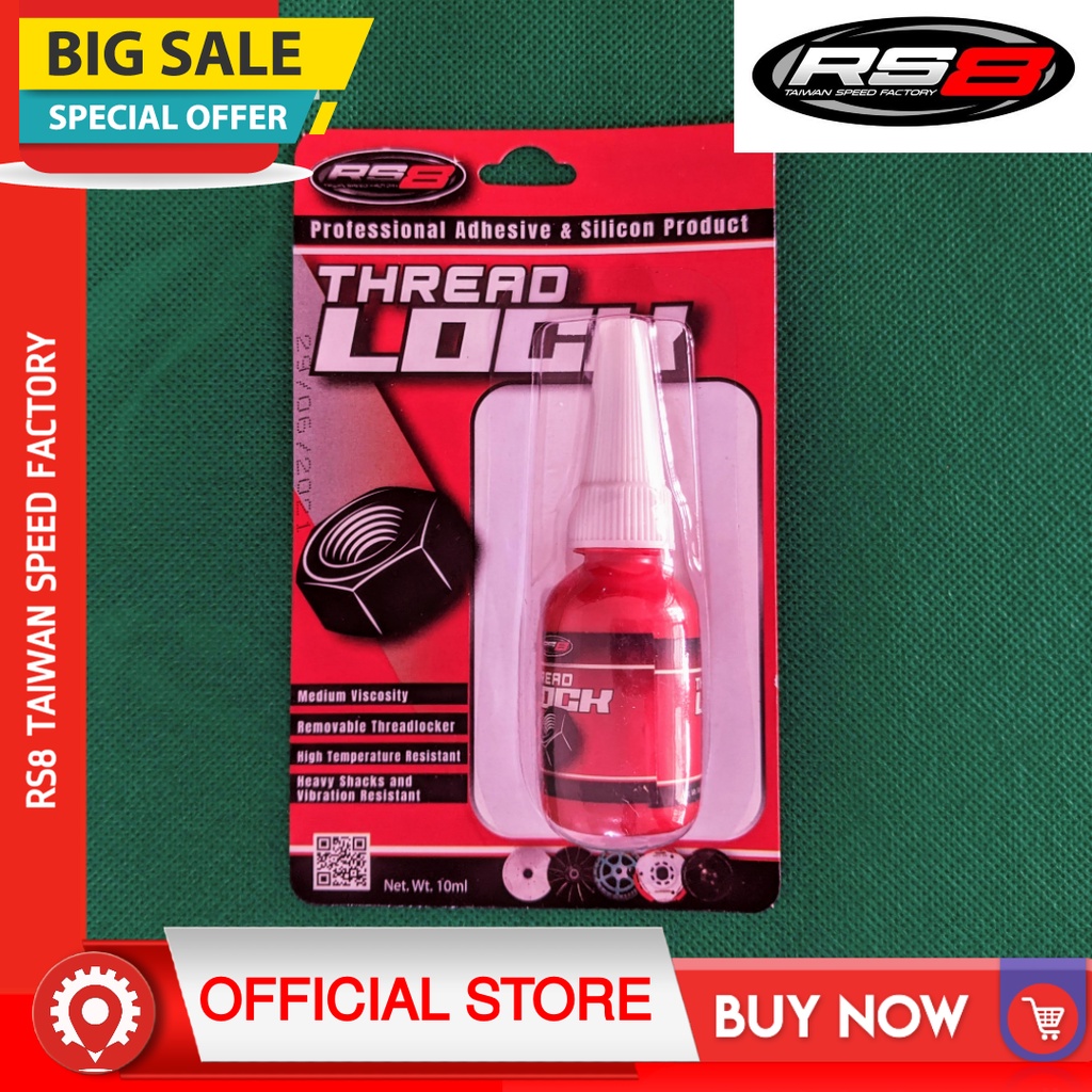 RS8 Thread Lock (Super Nut Locker) Adhesive Maximum Grip Shopee