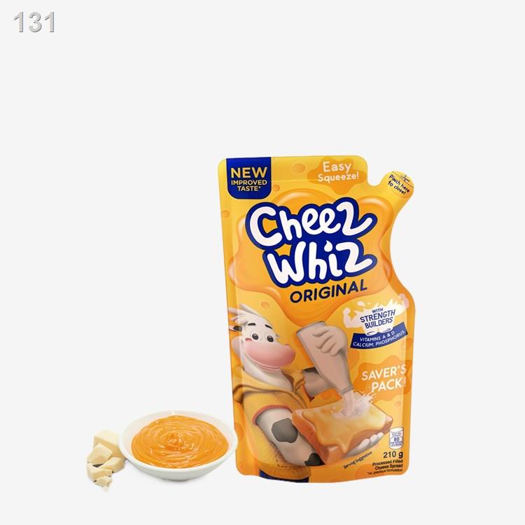 Cheez Whiz Original Cheese Spread Stand Up Pouch Creamy And Milky