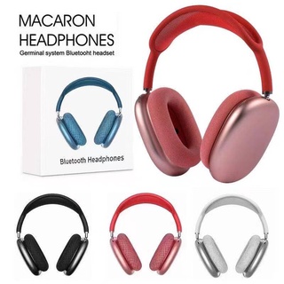 P9 PLUS Bluetooth Headphone Macaron Colorful Wireless Headset Noise Reduction Earphone W/TF Card